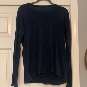 Thin blue sweater/ long sleeve tee